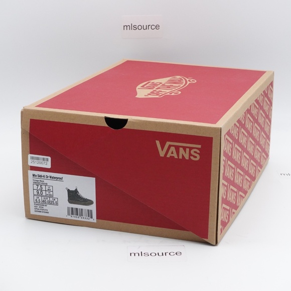 NEW Size 9 Women's Vans MTE Sk8-Hi DR Waterproof Suede Sneakers VN000CVR0VB - Picture 8 of 8